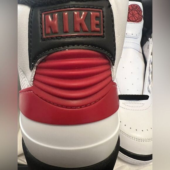 Ships Now Nike Air Jordan 2 OG Chicago White Black Red DX2454-106 Size 12​ main image 7